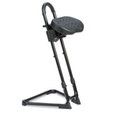Alera® Alera Ss Series Sit-stand Adjustable Stool, Supports Up To 300 Lb, Black freeshipping - TVN Wholesale 