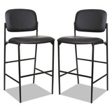 Alera® Alera Sorrento Series Stool With Arms, Supports Up To 300 Lb, 29.33" Seat Height, Black, 2-carton freeshipping - TVN Wholesale 