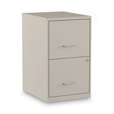 Alera® Soho Vertical File Cabinet, 2 Drawers: File-file, Letter, Putty, 14" X 18" X 24.1" freeshipping - TVN Wholesale 