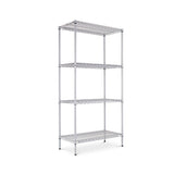 Alera® Nsf Certified Industrial 4-shelf Wire Shelving Kit, 36w X 18d X 72h, Black freeshipping - TVN Wholesale 