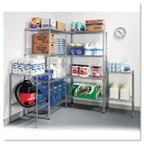 Alera® Nsf Certified Industrial 4-shelf Wire Shelving Kit, 36w X 18d X 72h, Black freeshipping - TVN Wholesale 