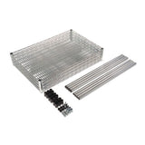 Alera® Nsf Certified Industrial 4-shelf Wire Shelving Kit, 48w X 24d X 72h, Silver freeshipping - TVN Wholesale 