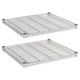 Alera® Industrial Wire Shelving Extra Wire Shelves, 36w X 18d, Silver, 2 Shelves-carton freeshipping - TVN Wholesale 