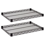 Alera® Industrial Wire Shelving Extra Wire Shelves, 36w X 18d, Silver, 2 Shelves-carton freeshipping - TVN Wholesale 