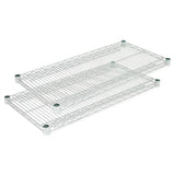 Alera® Industrial Wire Shelving Extra Wire Shelves, 36w X 18d, Silver, 2 Shelves-carton freeshipping - TVN Wholesale 