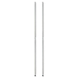Alera® Stackable Posts For Wire Shelving, 36 "high, Black, 4-pack freeshipping - TVN Wholesale 