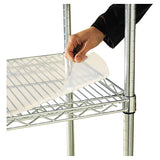 Alera® Shelf Liners For Wire Shelving, Clear Plastic, 36w X 18d, 4-pack freeshipping - TVN Wholesale 