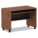 Alera® Alera Valencia Series Mobile Workstation Desk, 41.38" X 23.63" X 30", Mahogany freeshipping - TVN Wholesale 