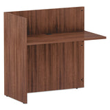 Alera® Alera Valencia Reversible Reception Return, 44 1-8w X 23 5-8d X 41 1-2h, Espresso freeshipping - TVN Wholesale 