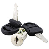 Alera® Core Removable Lock And Key Set, Silver, Two Keys-set freeshipping - TVN Wholesale 