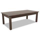 Alera® Alera Valencia Series Occasional Table, Rectangle, 47.254w X 19.13d X 16.38h, Mahogany freeshipping - TVN Wholesale 