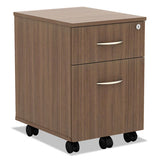 Alera® Alera Valencia Series Mobile Pedestal, Left Or Right, 2-drawers: Box-file, Legal-letter, Mahogany, 15.88" X 19.13" X 22.88" freeshipping - TVN Wholesale 