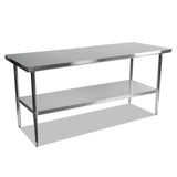 Alera® Nsf Approved Stainless Steel Foodservice Prep Table, 48 X 30 X 35h, Silver freeshipping - TVN Wholesale 