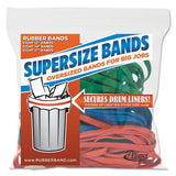 Alliance® Supersize Bands, 0.25" Width X Assorted Lengths, 4,060 Psi Max Elasticity, Assorted Colors, 24-pack freeshipping - TVN Wholesale 