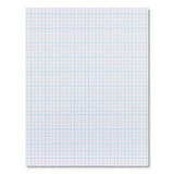 Ampad® Quadrille Pads, Cross-section Quadrille Rule (10 Sq-in, 1 Sq-in), 40 White (standard 15 Lb) 8.5 X 11 Sheets freeshipping - TVN Wholesale 
