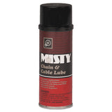 Misty® Chain And Cable Spray Lube, Aerosol Can, 12 Oz, 12-carton freeshipping - TVN Wholesale 