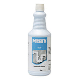 Misty® Halt Liquid Drain Opener, 32 Oz Bottle, 12-carton freeshipping - TVN Wholesale 