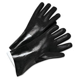 Anchor Brand® Pvc-coated Jersey-lined Gloves, 14 In. Long, Black, Men's, 12-pack freeshipping - TVN Wholesale 