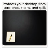 Artistic® Leather Desk Pad W-coaster, 20 X 36, Black freeshipping - TVN Wholesale 