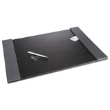 Artistic® Monticello Desk Pad With Fold-out Sides, 24 X 19, Black freeshipping - TVN Wholesale 