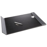 Artistic® Monticello Desk Pad With Fold-out Sides, 24 X 19, Black freeshipping - TVN Wholesale 