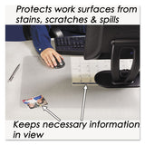 Artistic® Krystalview Desk Pad With Antimicrobial Protection, 24 X 19, Clear freeshipping - TVN Wholesale 