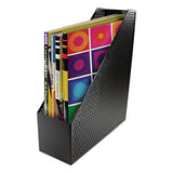 Artistic® Urban Collection Punched Metal Magazine File, 3 1-2 X 10 X 11 1-2, Black freeshipping - TVN Wholesale 