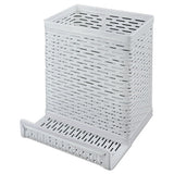 Artistic® Urban Collection Punched Metal Pencil Cup-cell Phone Stand, 3 1-2 X 3 1-2, White freeshipping - TVN Wholesale 