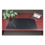 Artistic® Rhinolin Ii Desk Pad With Antimicrobial Product Protection, 17 X 12, Black freeshipping - TVN Wholesale 