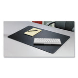 Artistic® Rhinolin Ii Desk Pad With Antimicrobial Product Protection, 17 X 12, Black freeshipping - TVN Wholesale 