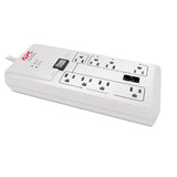 APC® Home-office Surgearrest Protector, 8 Outlets, 6 Ft Cord, 2030 Joules, White freeshipping - TVN Wholesale 