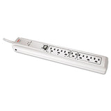 APC® Essential Surgearrest Surge Protector, 7 Ac Outlets, 6 Ft Cord, 1440 J, White-gray freeshipping - TVN Wholesale 