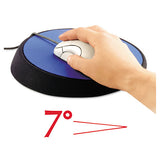 Allsop® Wrist Aid Ergonomic Circular Mouse Pad, 9" Dia., Cobalt freeshipping - TVN Wholesale 