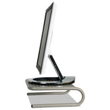 Allsop® Metal Art Jr. Monitor Stand, 14.75" X 11" X 4.25", Pewter, Supports 40 Lbs freeshipping - TVN Wholesale 