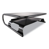 Allsop® Metal Art Printer And Monitor Stand Plus, 18" X 13.5" X 6", Black, Supports 50 Lbs freeshipping - TVN Wholesale 