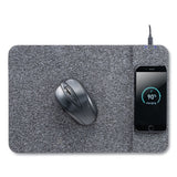 Allsop® Powertrack Wireless Charging Mouse Pad, 13 X 8.75 X 0.25, Gray freeshipping - TVN Wholesale 