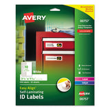 Avery® Self-laminating Id Labels, Inkjet-laser Printers, 3.5 X 4.5, White, 2-sheet, 25 Sheets-pack freeshipping - TVN Wholesale 