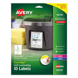 Avery® Self-laminating Id Labels, Inkjet-laser Printers, 3.5 X 4.5, White, 2-sheet, 25 Sheets-pack freeshipping - TVN Wholesale 