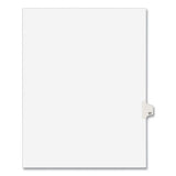 Avery® Preprinted Legal Exhibit Side Tab Index Dividers, Avery Style, 10-tab, 17, 11 X 8.5, White, 25-pack, (1017) freeshipping - TVN Wholesale 