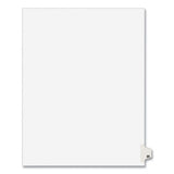 Preprinted Legal Exhibit Side Tab Index Dividers, Avery Style, 10-tab, 25, 11 X 8.5, White, 25-pack, (1025)