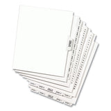 Avery® Preprinted Legal Exhibit Side Tab Index Dividers, Avery Style, 10-tab, 52, 11 X 8.5, White, 25-pack, (1052) freeshipping - TVN Wholesale 