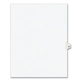 Preprinted Legal Exhibit Side Tab Index Dividers, Avery Style, 10-tab, 65, 11 X 8.5, White, 25-pack, (1065)