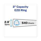 Avery® Heavy-duty View Binder With Durahinge, One Touch Ezd Rings And Extra-wide Cover, 3 Ring, 2" Capacity, 11 X 8.5, White, (1320) freeshipping - TVN Wholesale 