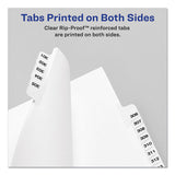Avery® Preprinted Legal Exhibit Side Tab Index Dividers, Avery Style, 25-tab, 26 To 50, 11 X 8.5, White, 1 Set, (1331) freeshipping - TVN Wholesale 