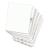 Avery® Avery-style Preprinted Legal Side Tab Divider, Exhibit A, Letter, White, 25-pack, (1371) freeshipping - TVN Wholesale 