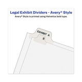 Avery® Avery-style Preprinted Legal Side Tab Divider, Exhibit C, Letter, White, 25-pack, (1373) freeshipping - TVN Wholesale 
