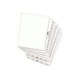 Avery® Avery-style Preprinted Legal Side Tab Divider, Exhibit G, Letter, White, 25-pack freeshipping - TVN Wholesale 