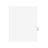 Avery® Avery-style Preprinted Legal Side Tab Divider, Exhibit G, Letter, White, 25-pack freeshipping - TVN Wholesale 