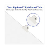 Avery® Avery-style Preprinted Legal Side Tab Divider, Exhibit P, Letter, White, 25-pack, (1386) freeshipping - TVN Wholesale 