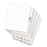 Avery® Avery-style Preprinted Legal Side Tab Divider, Exhibit P, Letter, White, 25-pack, (1386) freeshipping - TVN Wholesale 